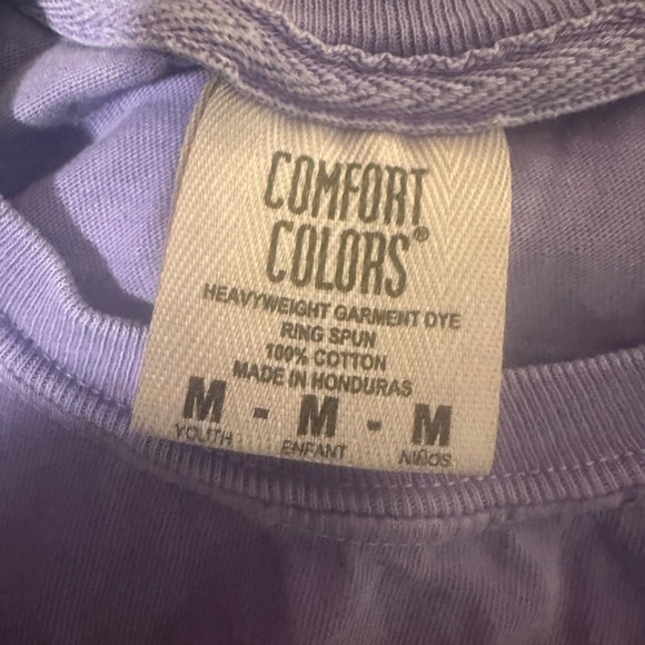 Comfort Colors First Grade Sequin Rainbow Tee Purple Youth M - Picture 5 of 5